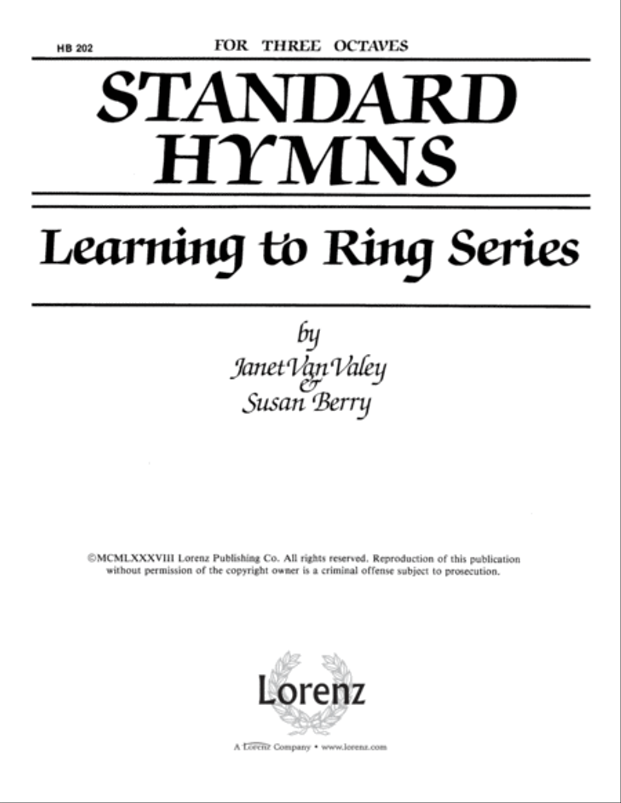 Learning to Ring Standard Hymns (Digital Download) 3-Octaves scores gallery preview page 1