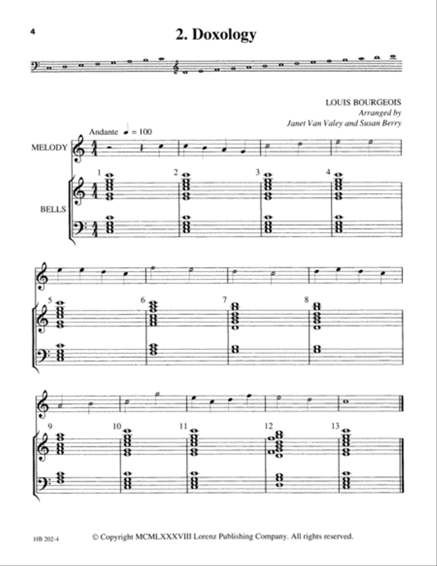 Learning to Ring Standard Hymns (Digital Download) 3-Octaves scores gallery preview page 4
