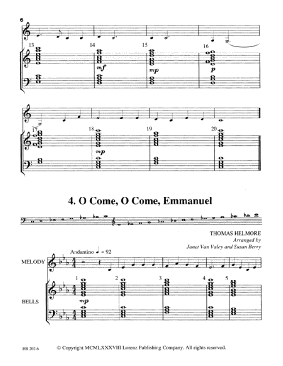 Learning to Ring Standard Hymns (Digital Download) 3-Octaves scores gallery preview page 6