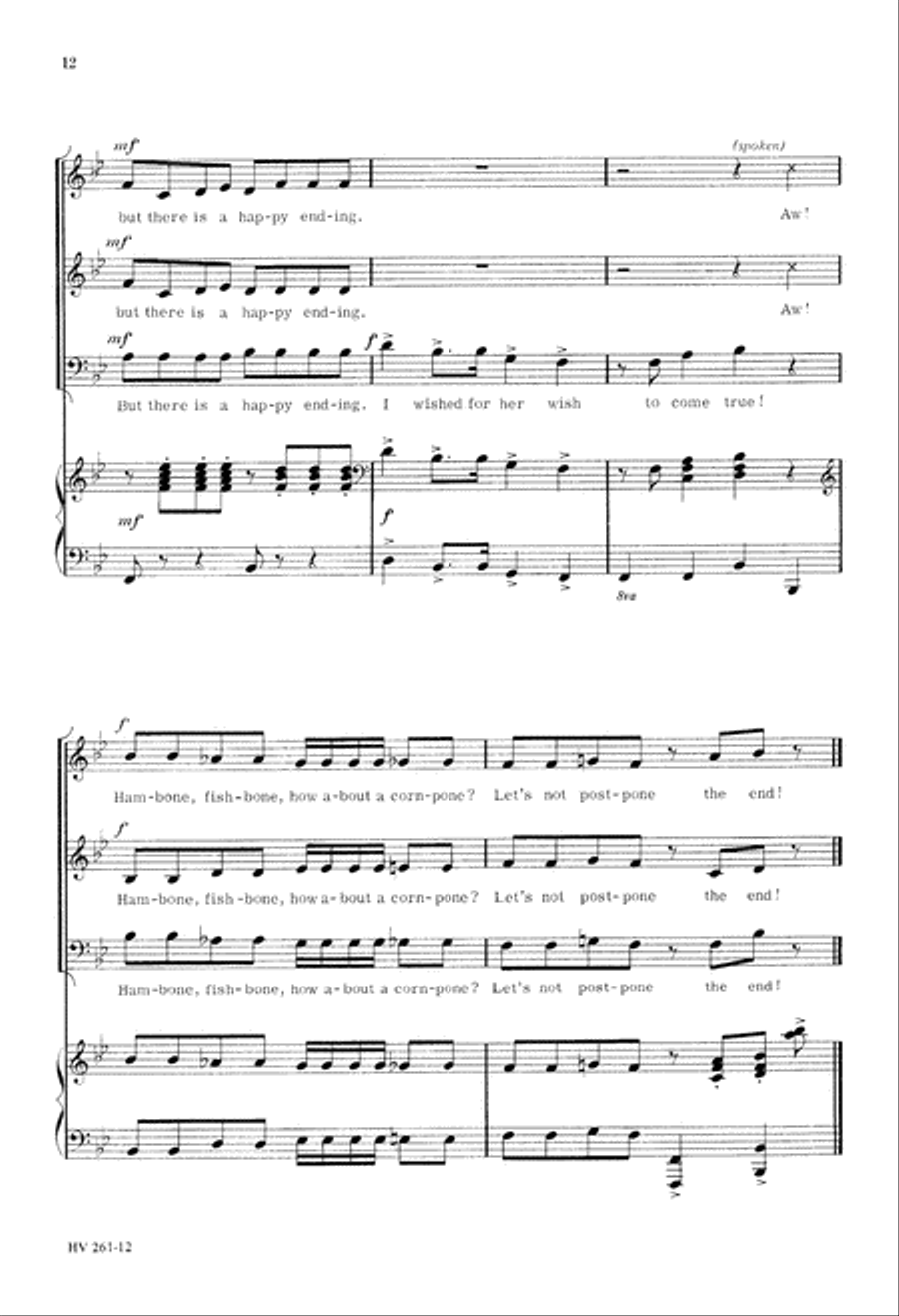 Wishbone (Digital Download) 3-Part scores gallery preview page 12