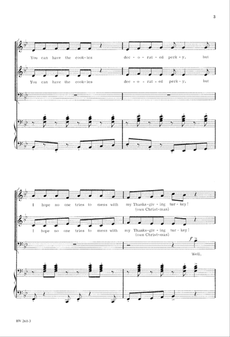 Wishbone (Digital Download) 3-Part scores gallery preview page 3