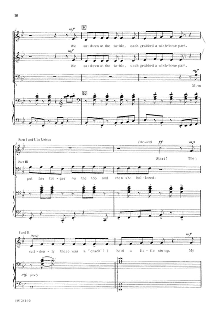 Wishbone (Digital Download) 3-Part scores gallery preview page 10