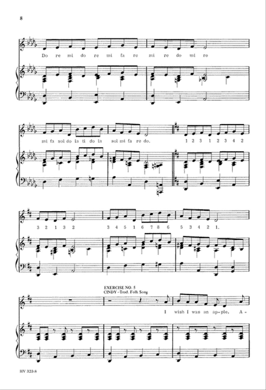 Time-Saving Warm-Ups for Elem & Jr H S Choir (Digital Download) Unison Choir scores gallery preview page 8