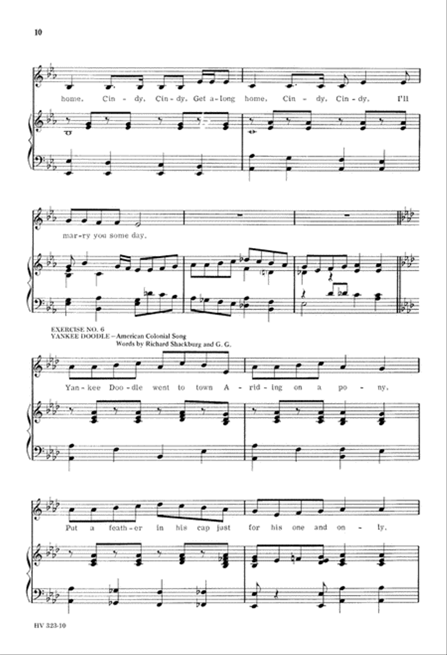 Time-Saving Warm-Ups for Elem & Jr H S Choir (Digital Download) Unison Choir scores gallery preview page 10