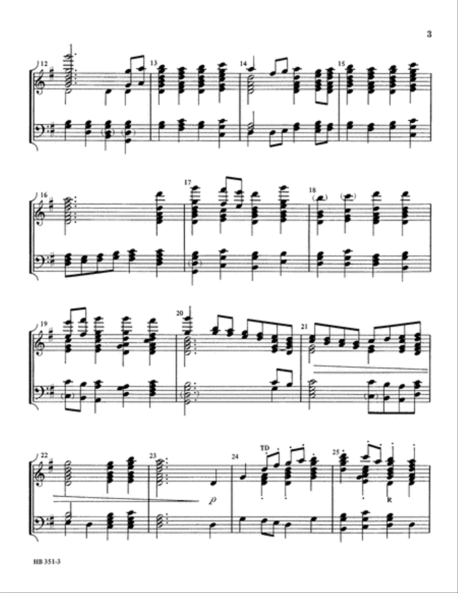 Hosanna, Loud Hosanna (Digital Download) 4-Octaves scores gallery preview page 3