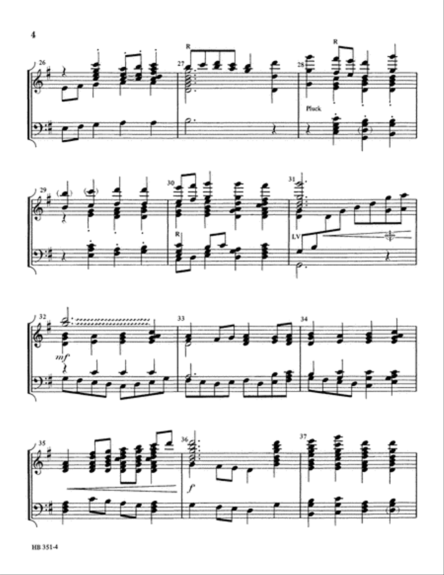 Hosanna, Loud Hosanna (Digital Download) 4-Octaves scores gallery preview page 4