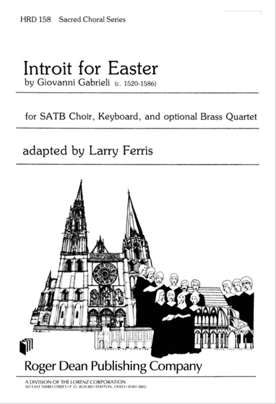 Introit for Easter (Digital Download) 4-Part scores gallery preview page 1