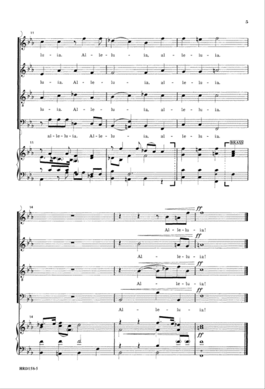 Introit for Easter (Digital Download) 4-Part scores gallery preview page 5