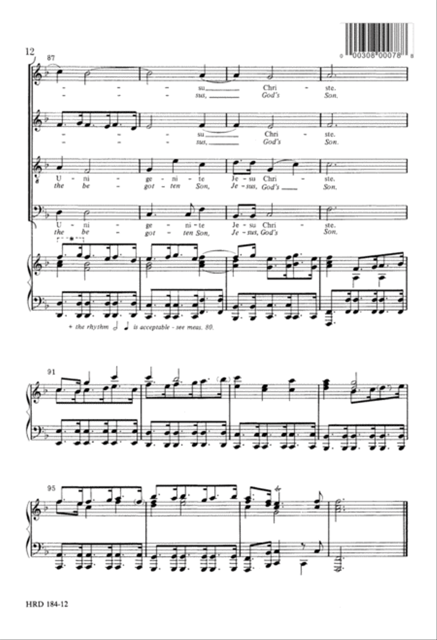 Domine Fili Unigenite Domine Fili Unigenite 4-Part scores gallery preview page 12