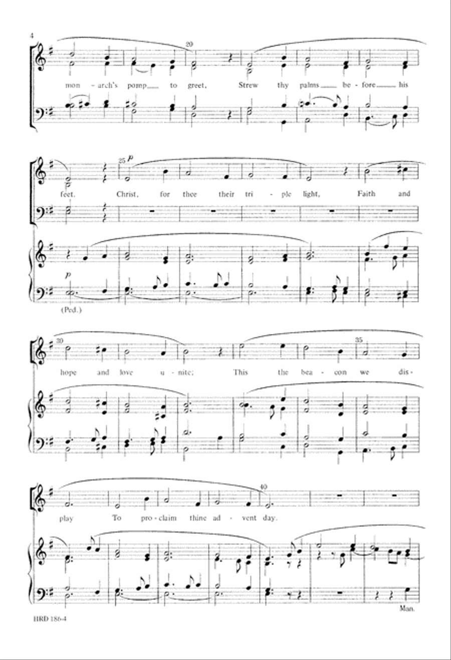 Zion, at Thy Shining Gates (Digital Download) 4-Part scores gallery preview page 4