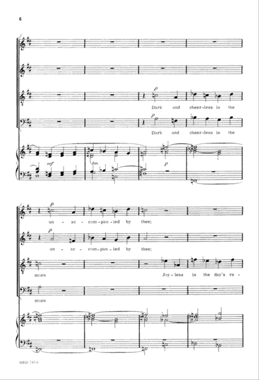 Christ, Whose Glory Fills the Skies (Digital Download) 4-Part scores gallery preview page 6