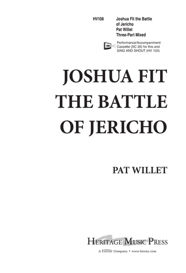Joshua Fit the Battle of Jericho (Digital Download)