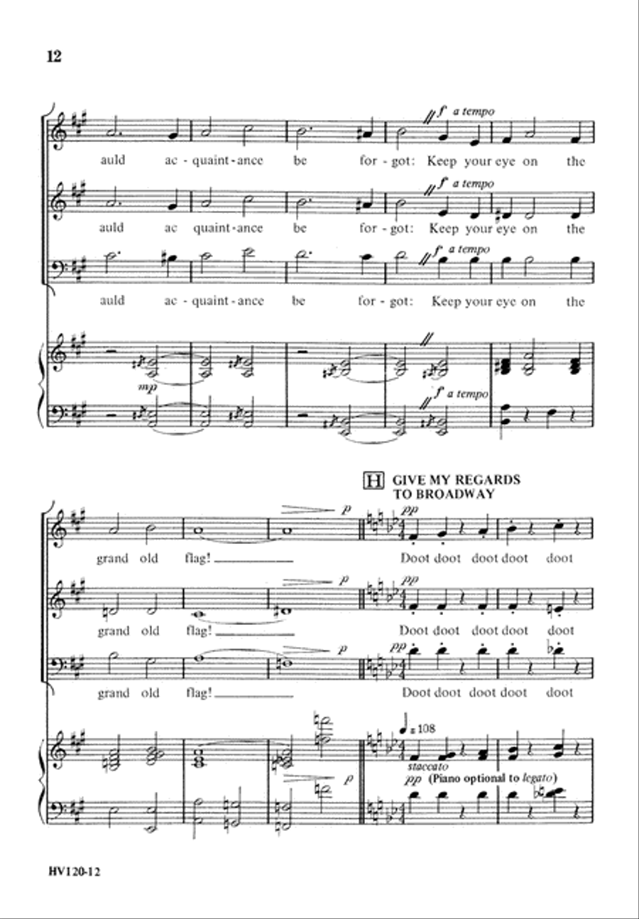 Dancing With George M (Digital Download) 3-Part scores gallery preview page 12