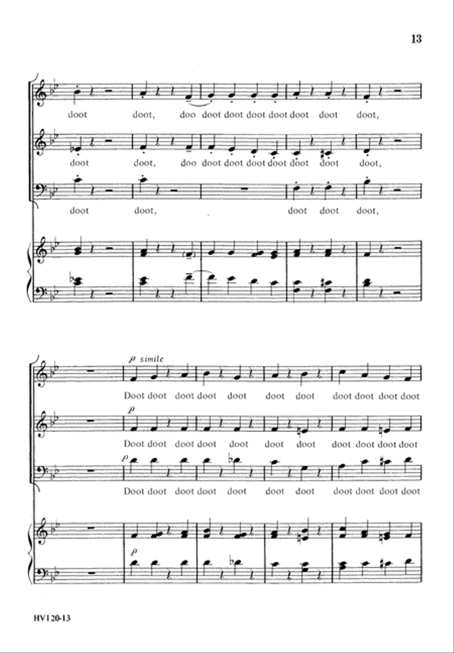 Dancing With George M (Digital Download) 3-Part scores gallery preview page 13
