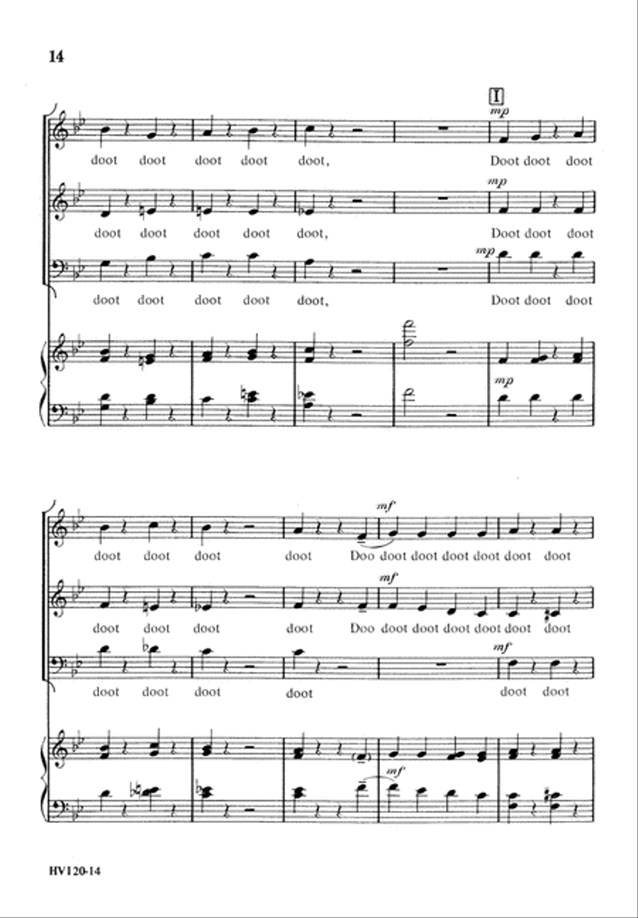 Dancing With George M (Digital Download) 3-Part scores gallery preview page 14