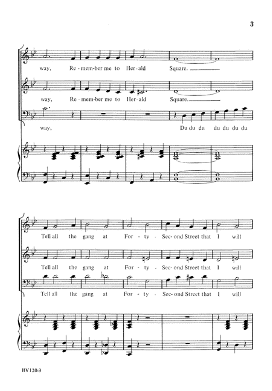 Dancing With George M (Digital Download) 3-Part scores gallery preview page 3