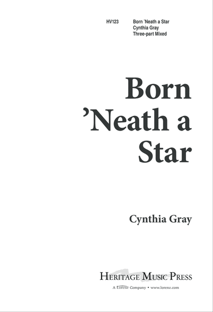 Born 'Neath a Star (Digital Download) 3-Part scores gallery preview page 1