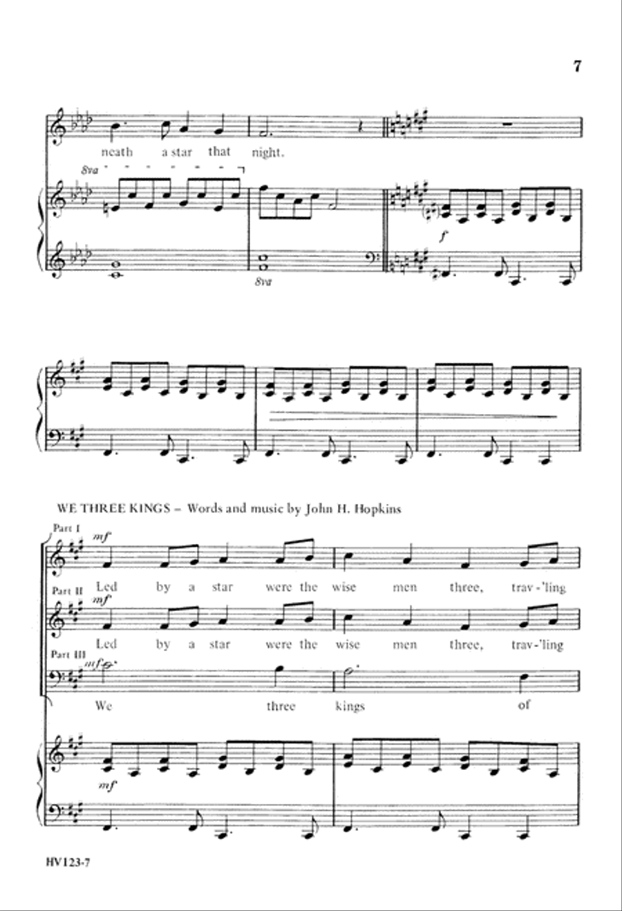 Born 'Neath a Star (Digital Download) 3-Part scores gallery preview page 7