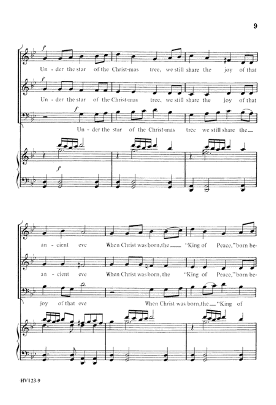 Born 'Neath a Star (Digital Download) 3-Part scores gallery preview page 9