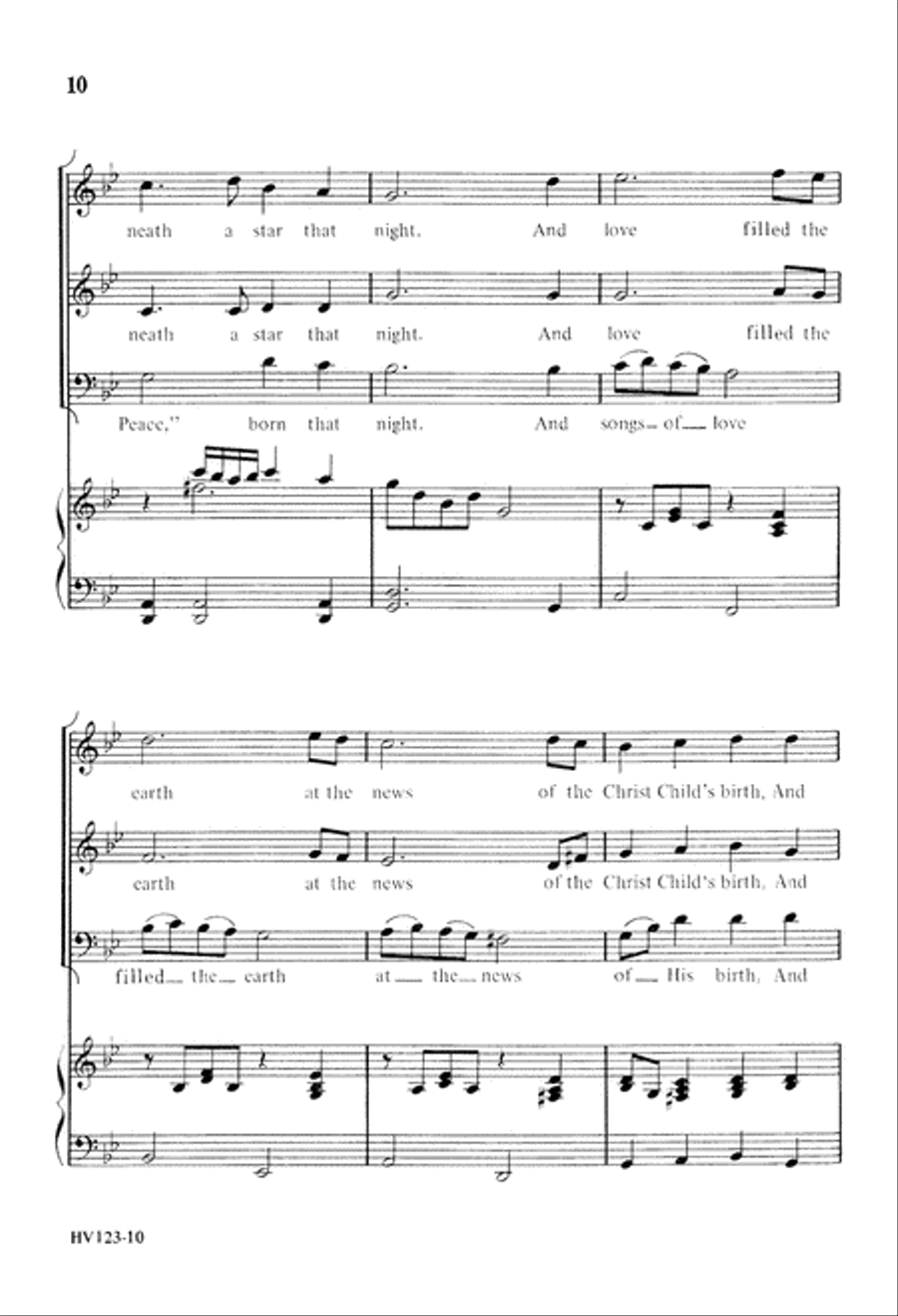 Born 'Neath a Star (Digital Download) 3-Part scores gallery preview page 10