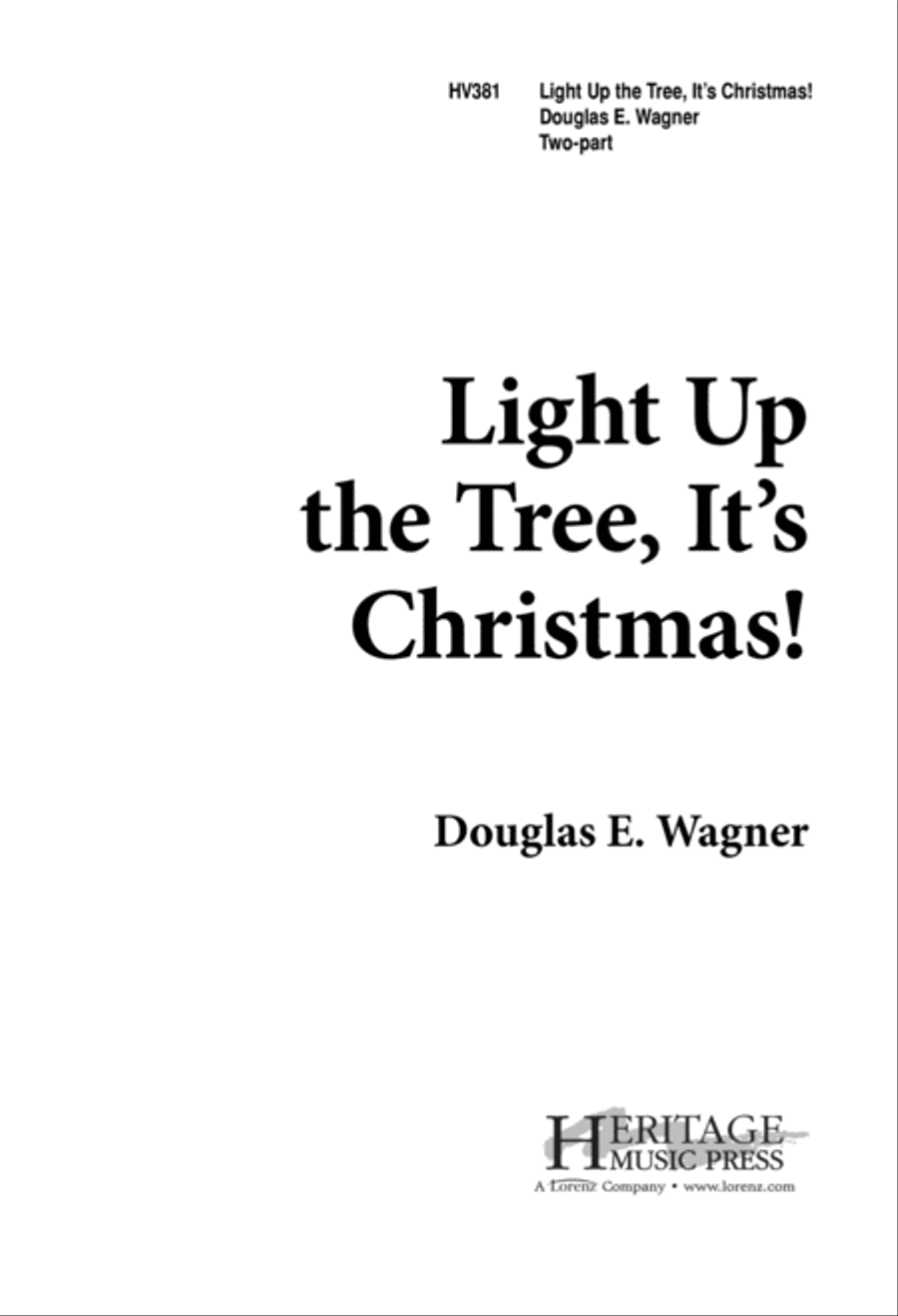 Light up the Tree! It's Christmas (Digital Download) 2-Part scores gallery preview page 1