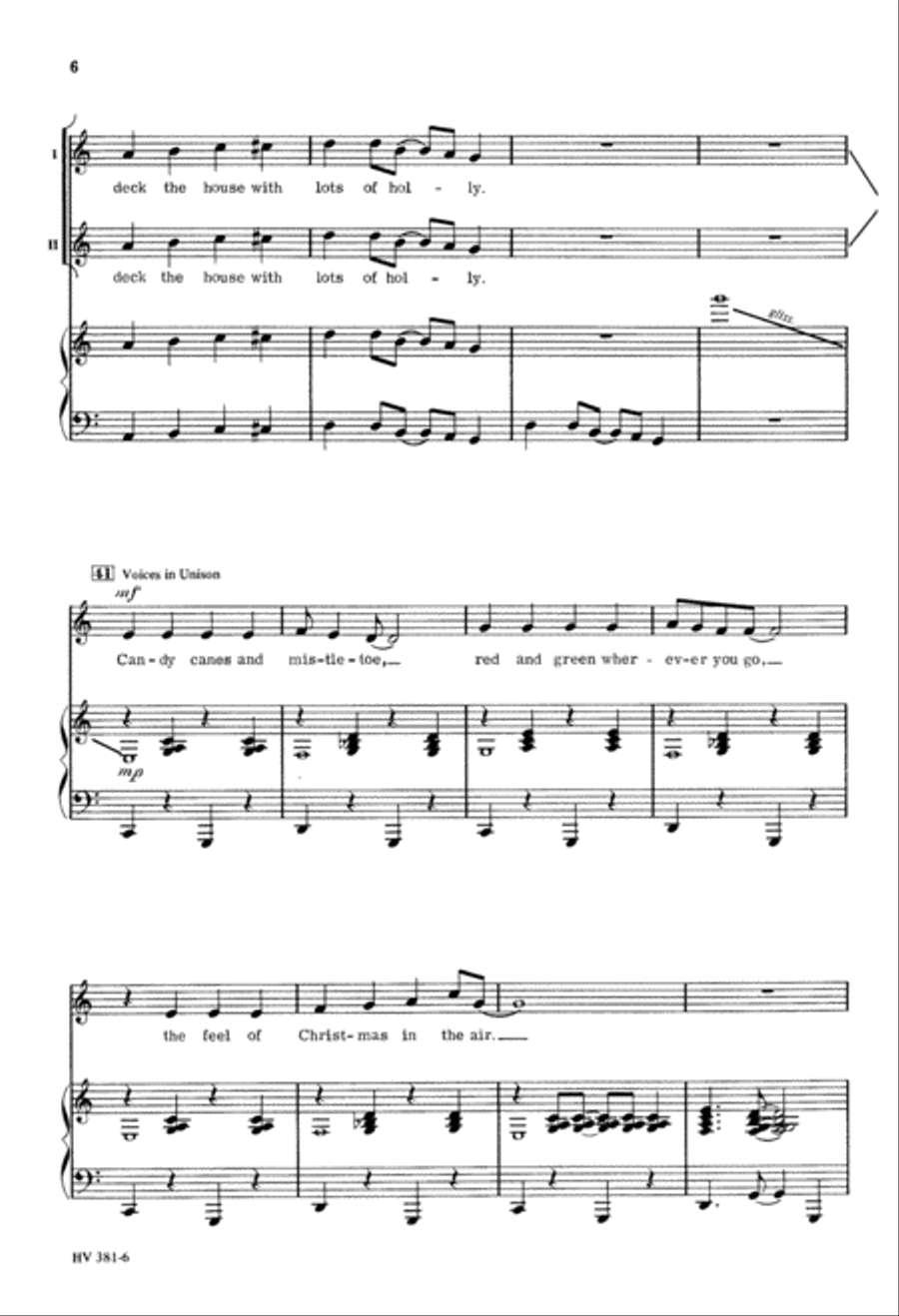 Light up the Tree! It's Christmas (Digital Download) 2-Part scores gallery preview page 6