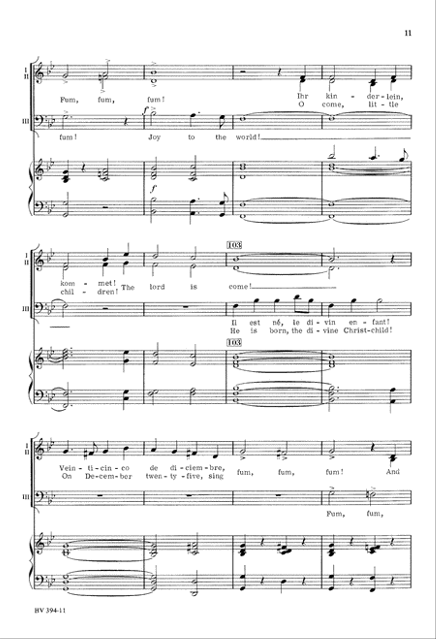 Christmas Around the World (Digital Download) Mixed Choir scores gallery preview page 11