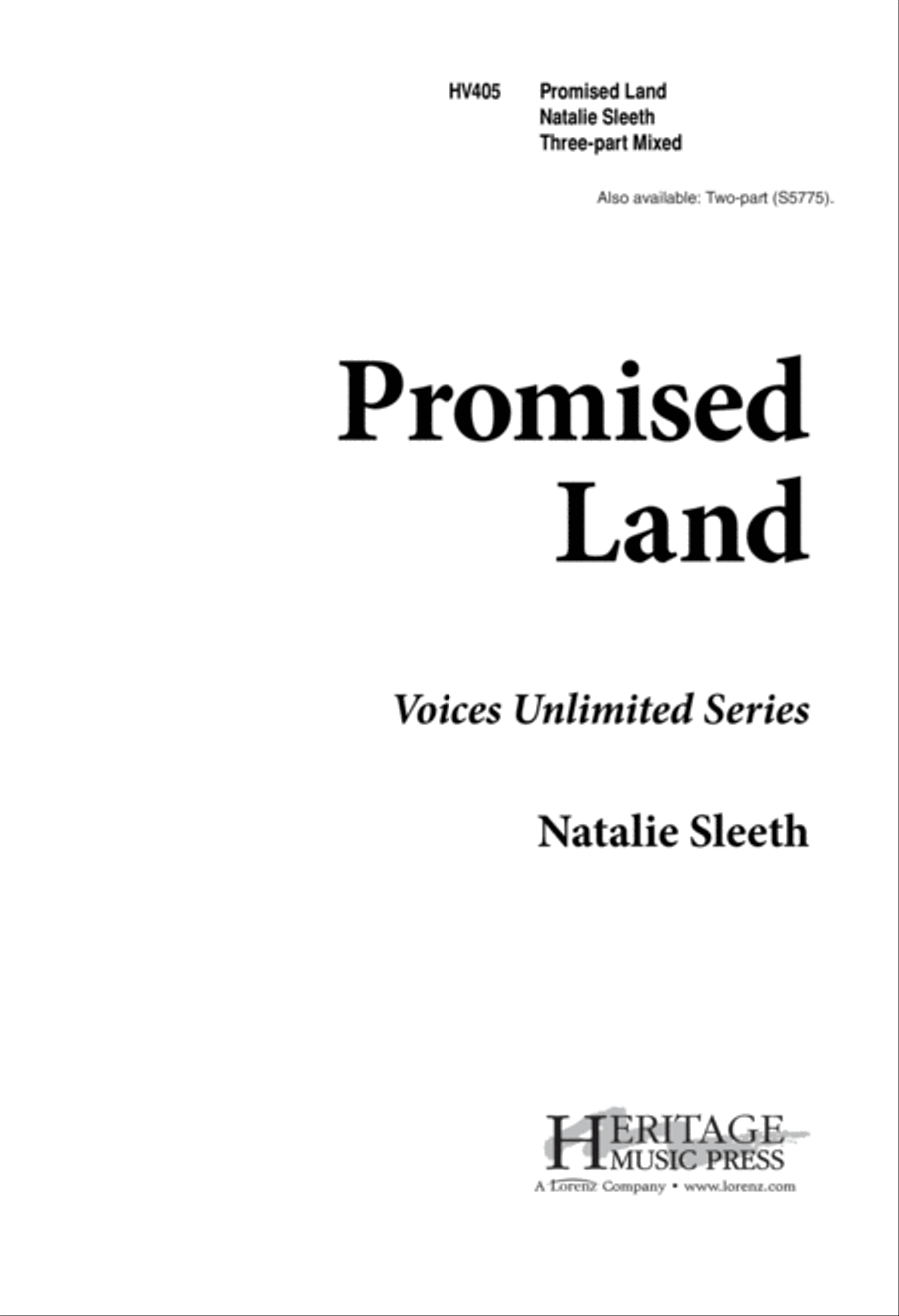 Promised Land (Digital Download) 3-Part scores gallery preview page 1