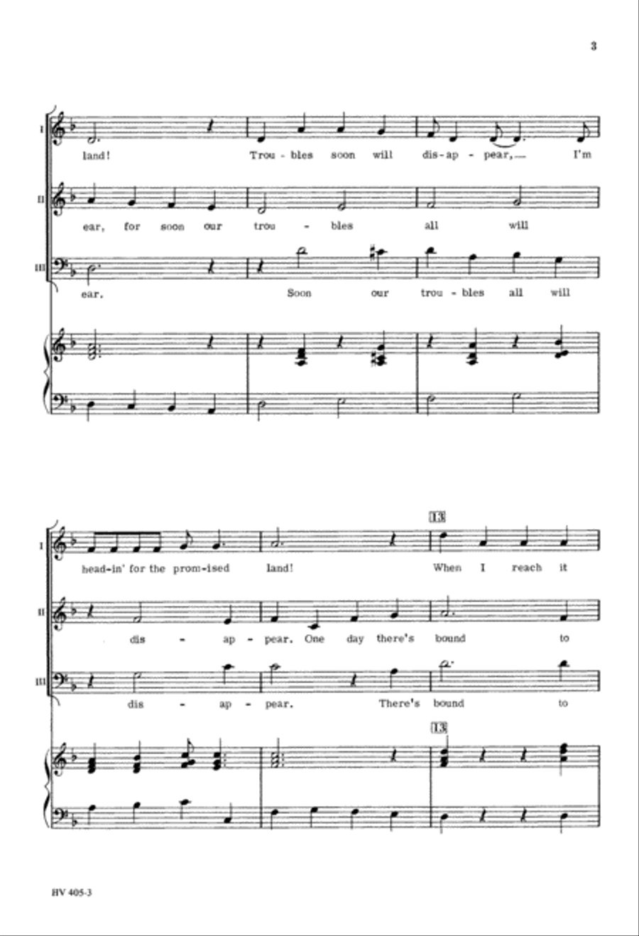 Promised Land (Digital Download) 3-Part scores gallery preview page 3
