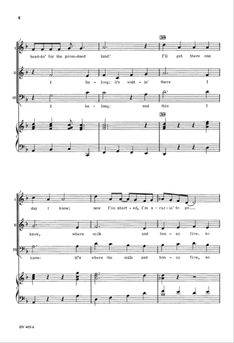 Promised Land (Digital Download) 3-Part scores gallery preview page 6