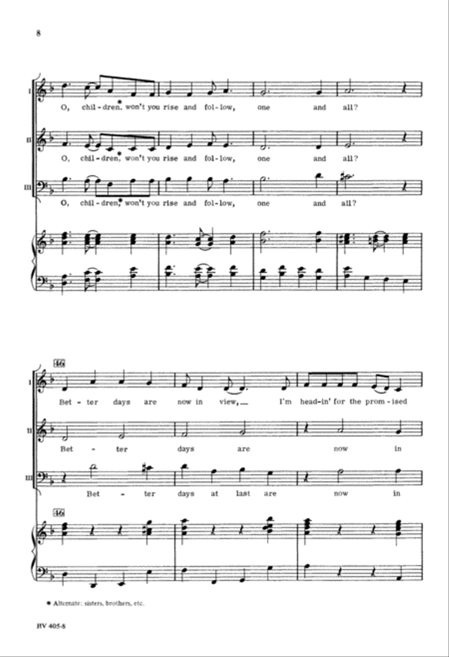 Promised Land (Digital Download) 3-Part scores gallery preview page 8