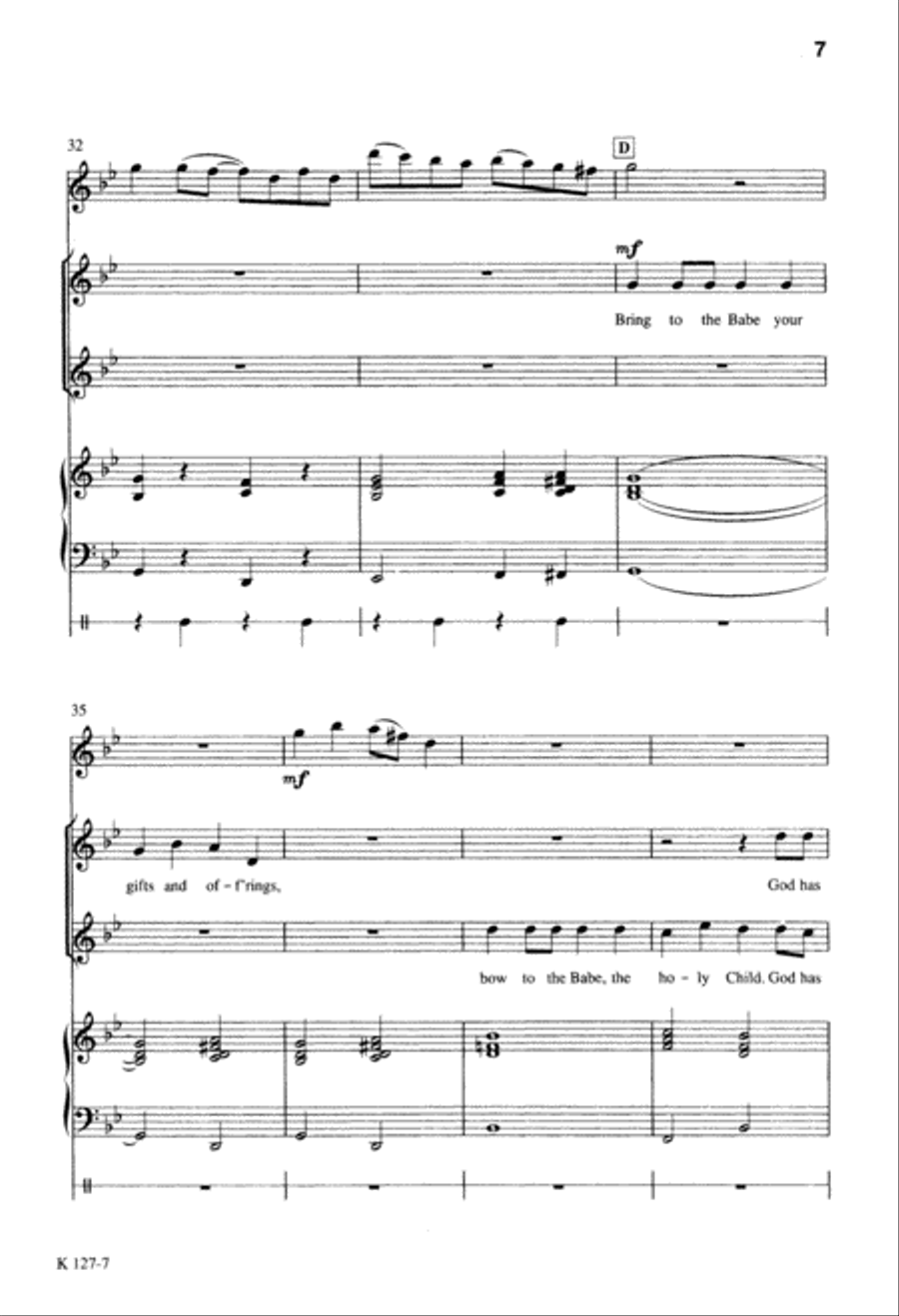 Christ Is Born, Clap Your Hands (Digital Download) 2-Part scores gallery preview page 7