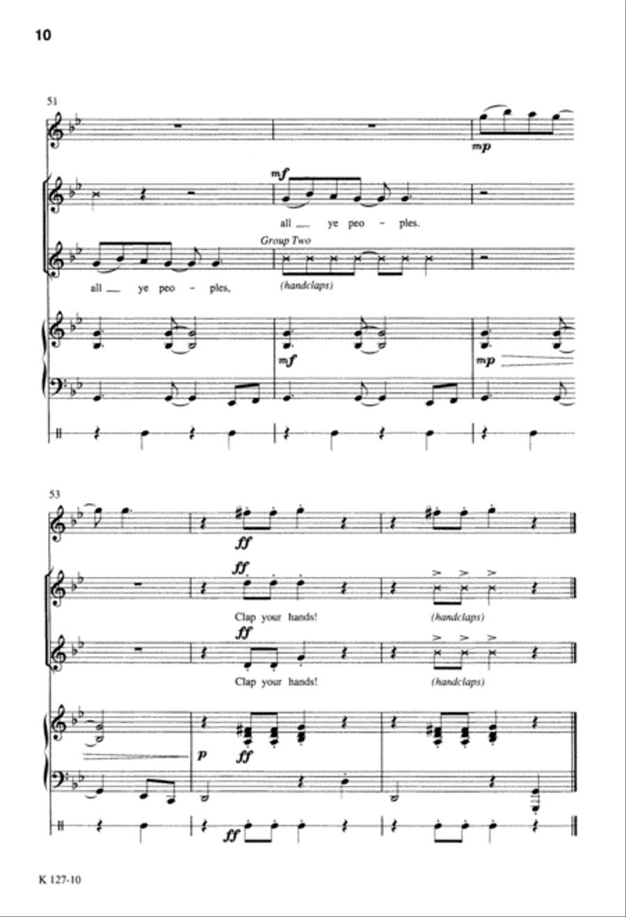 Christ Is Born, Clap Your Hands (Digital Download) 2-Part scores gallery preview page 10