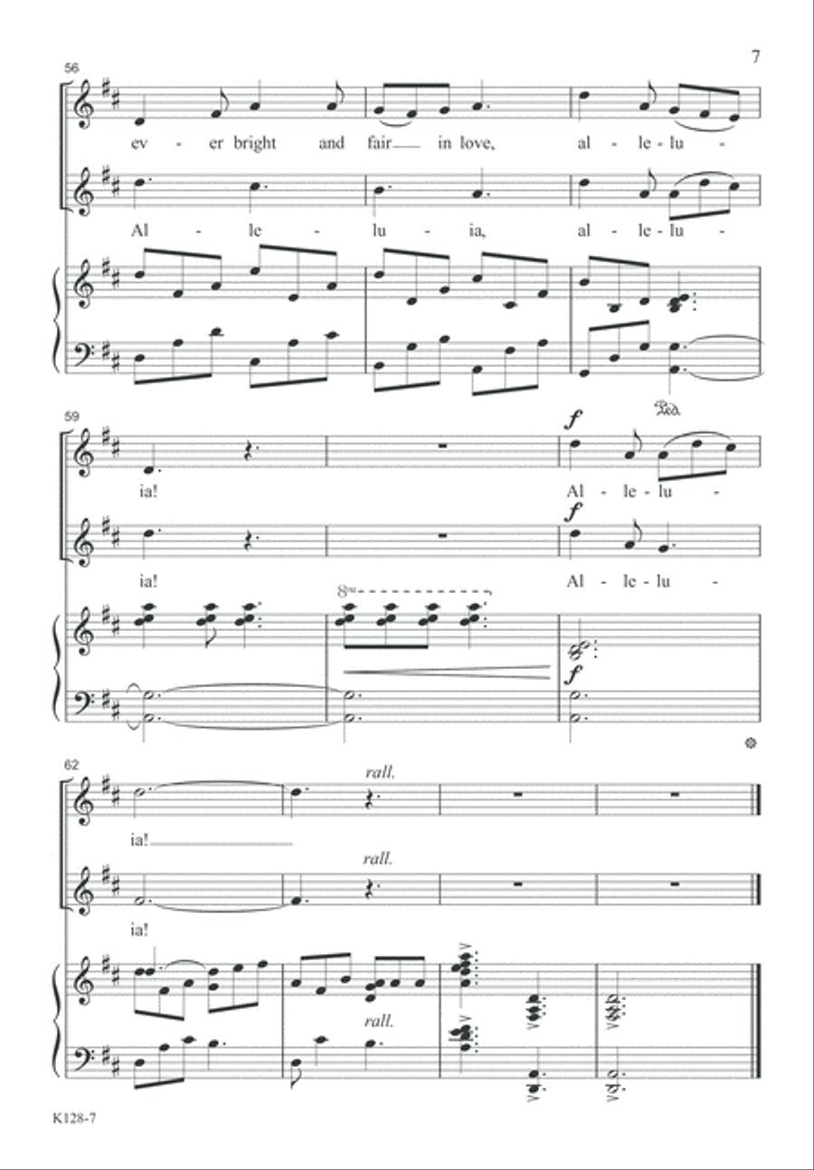 Let the Whole Creation Cry Alleluia! (Digital Download) Unison Choir scores gallery preview page 7
