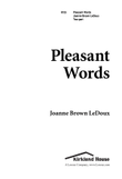Pleasant Words (Digital Download)
