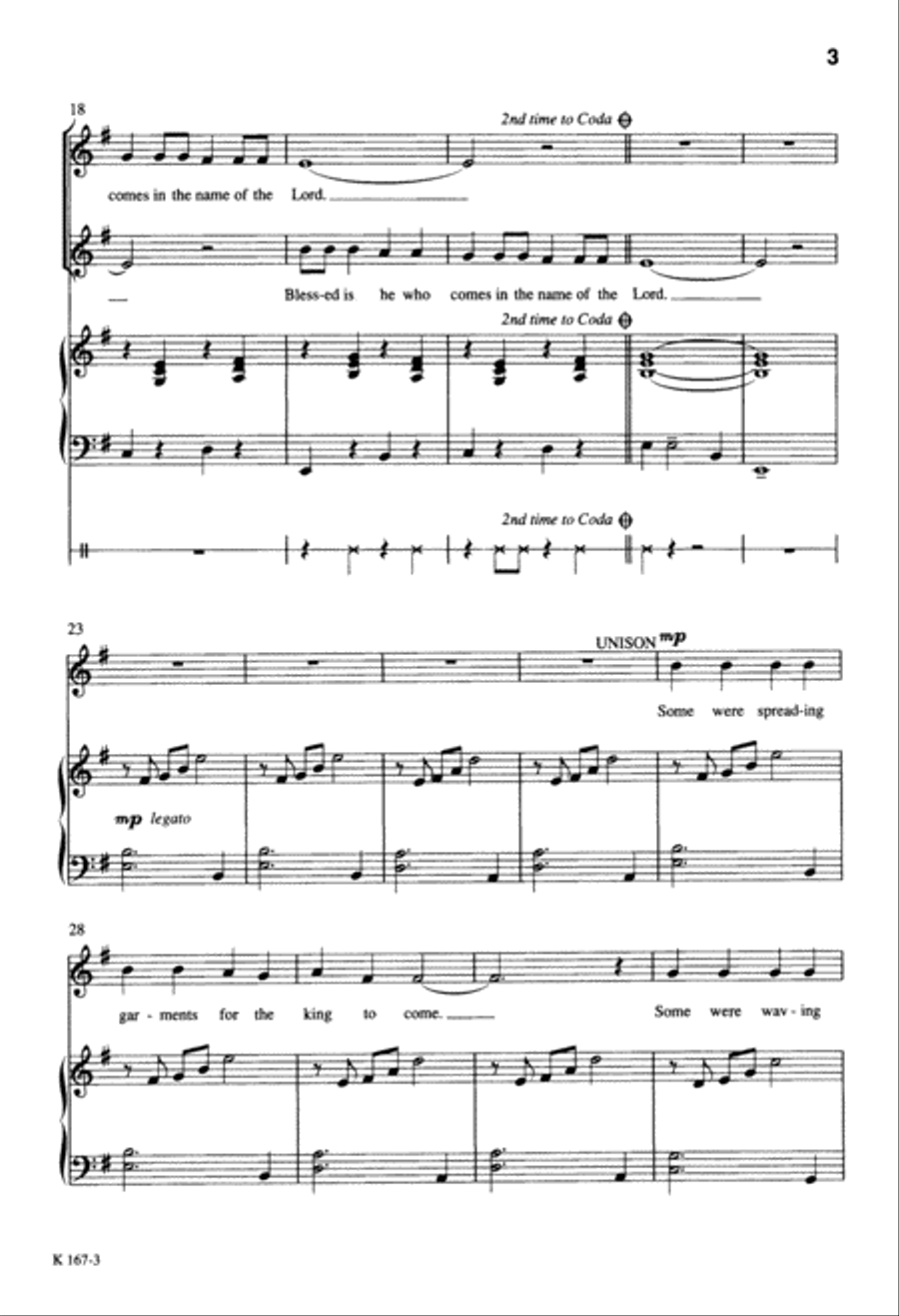Blessed Is He Who Comes (Digital Download) 2-Part scores gallery preview page 3