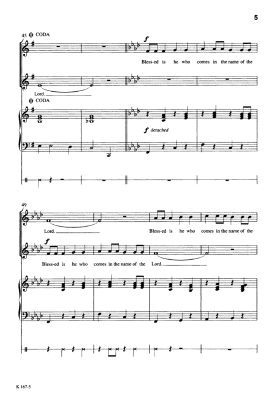 Blessed Is He Who Comes (Digital Download) 2-Part scores gallery preview page 5