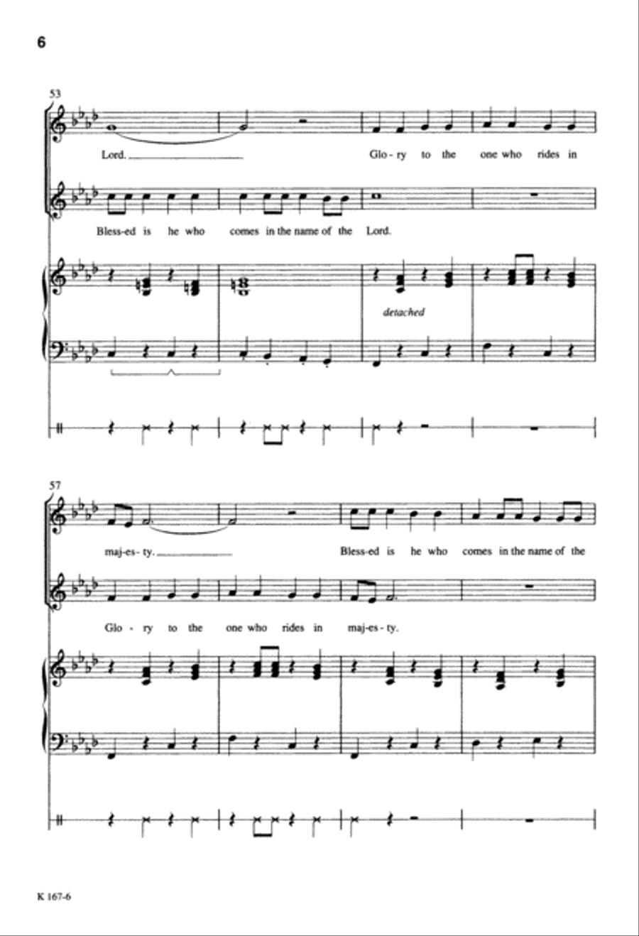 Blessed Is He Who Comes (Digital Download) 2-Part scores gallery preview page 6