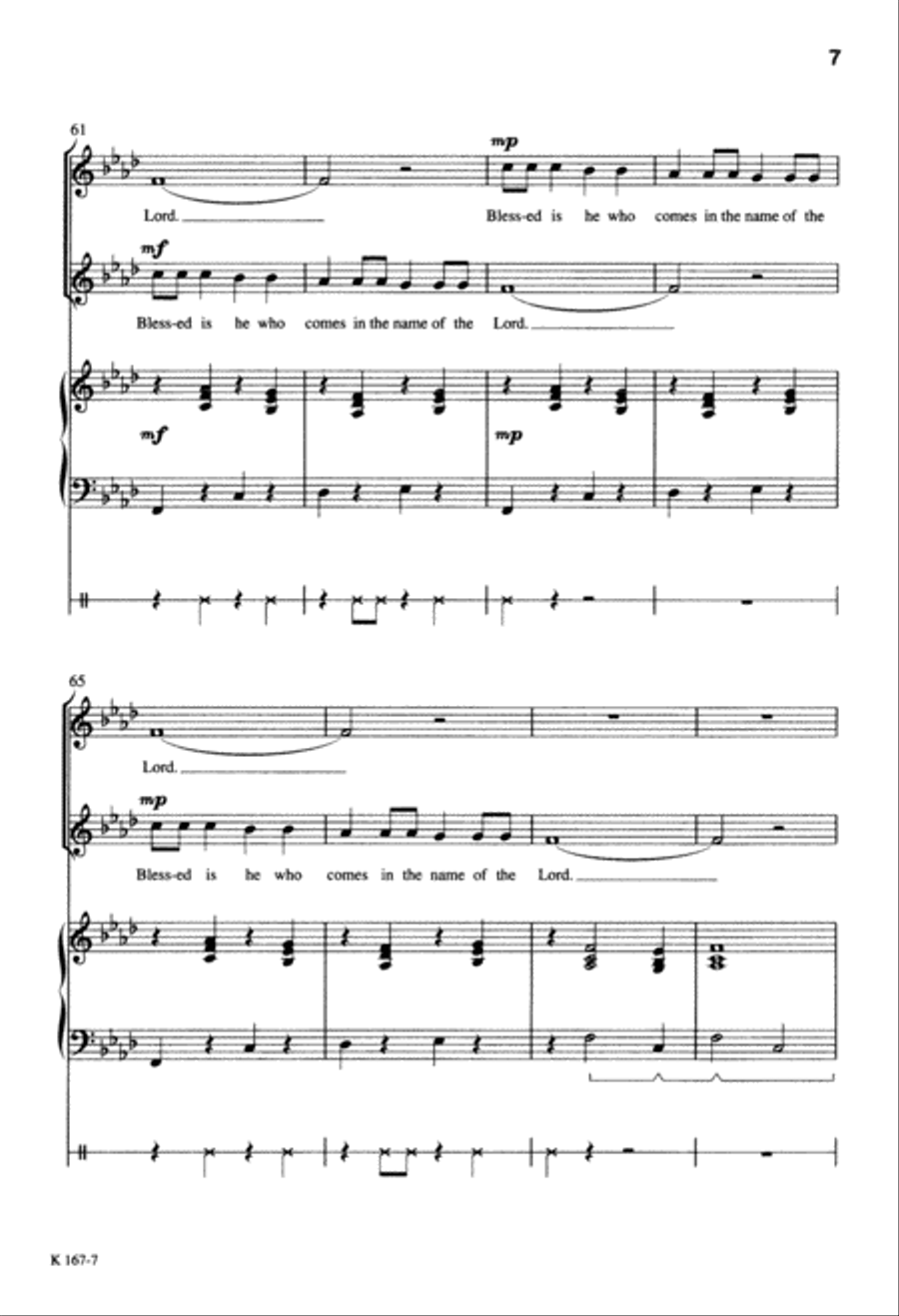 Blessed Is He Who Comes (Digital Download) 2-Part scores gallery preview page 7