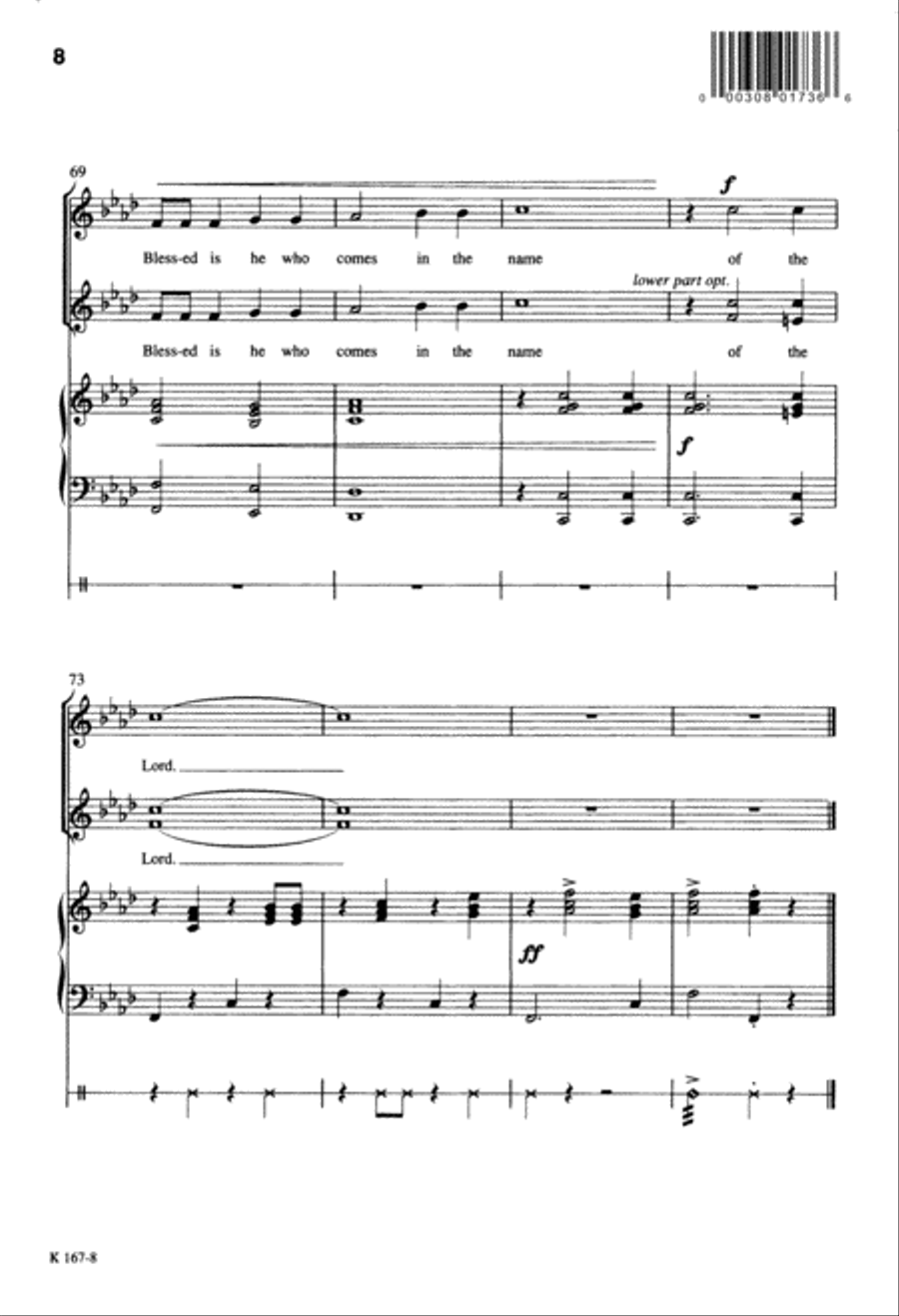 Blessed Is He Who Comes (Digital Download) 2-Part scores gallery preview page 8