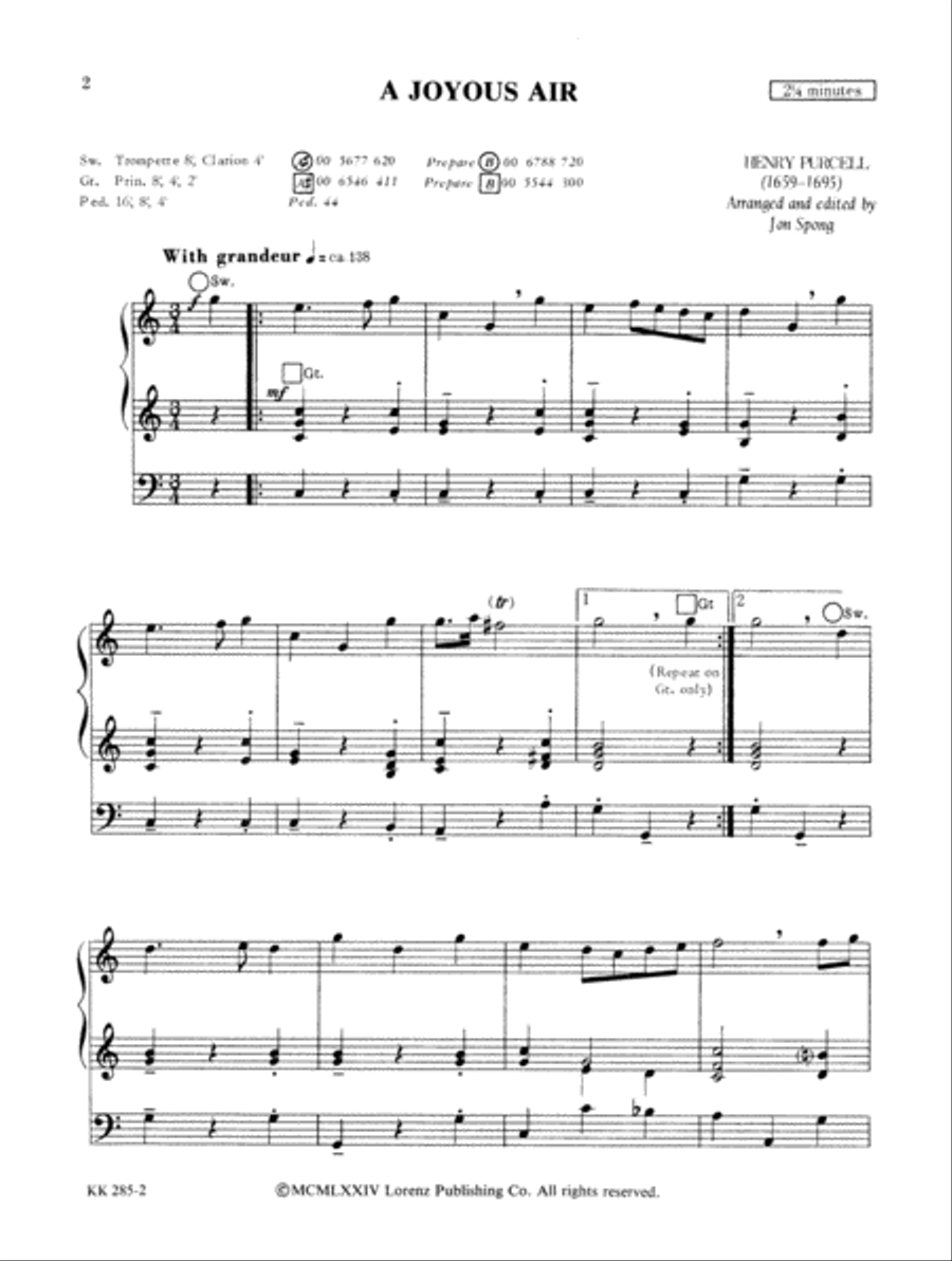 Purcell Made Practical (Digital Download) Organ scores gallery preview page 4