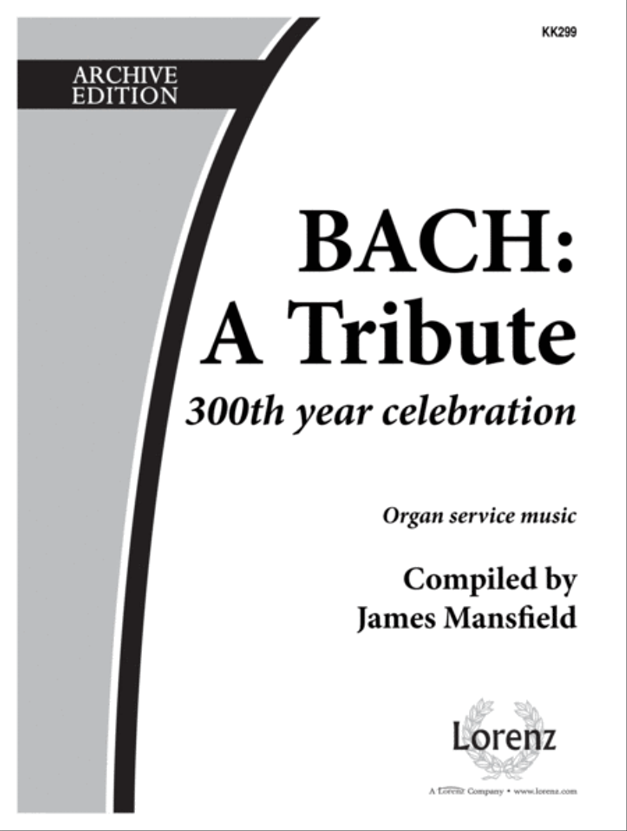 Bach A Tribute (Digital Download) Organ scores gallery preview page 1