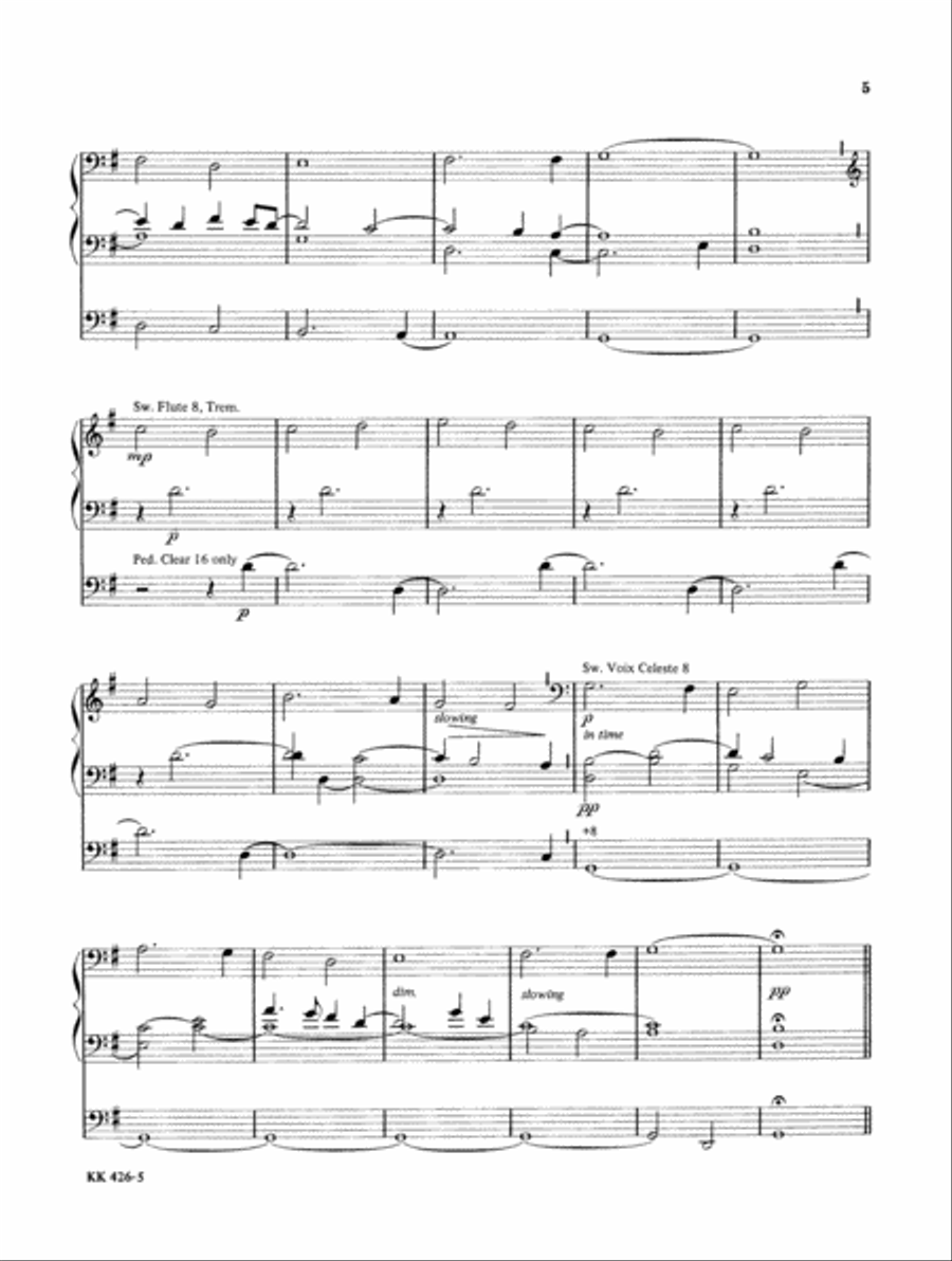 Welsh Hymn Tune Preludes (Digital Download) Organ scores gallery preview page 5