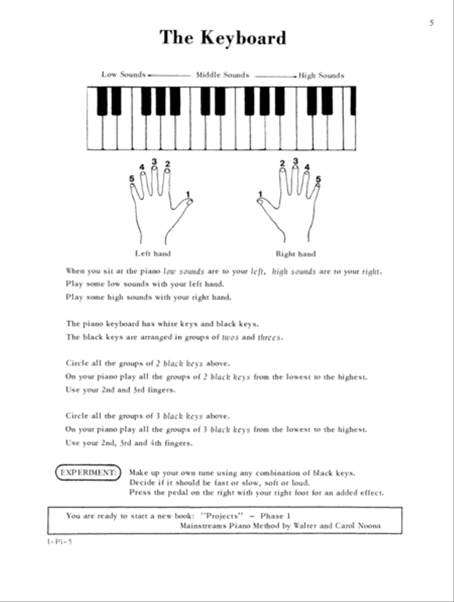 Mainstreams - The Pianist 1 (Digital Download) Piano Method scores gallery preview page 5