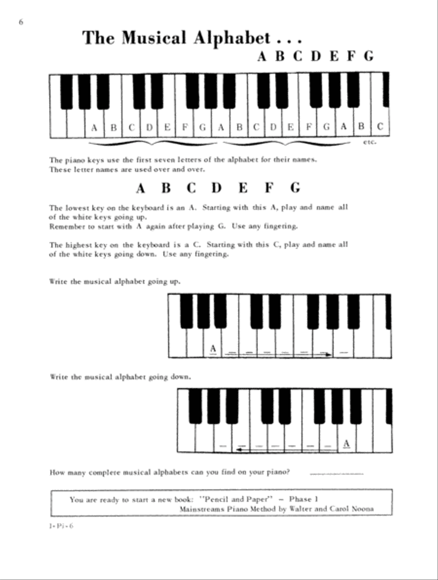 Mainstreams - The Pianist 1 (Digital Download) Piano Method scores gallery preview page 6