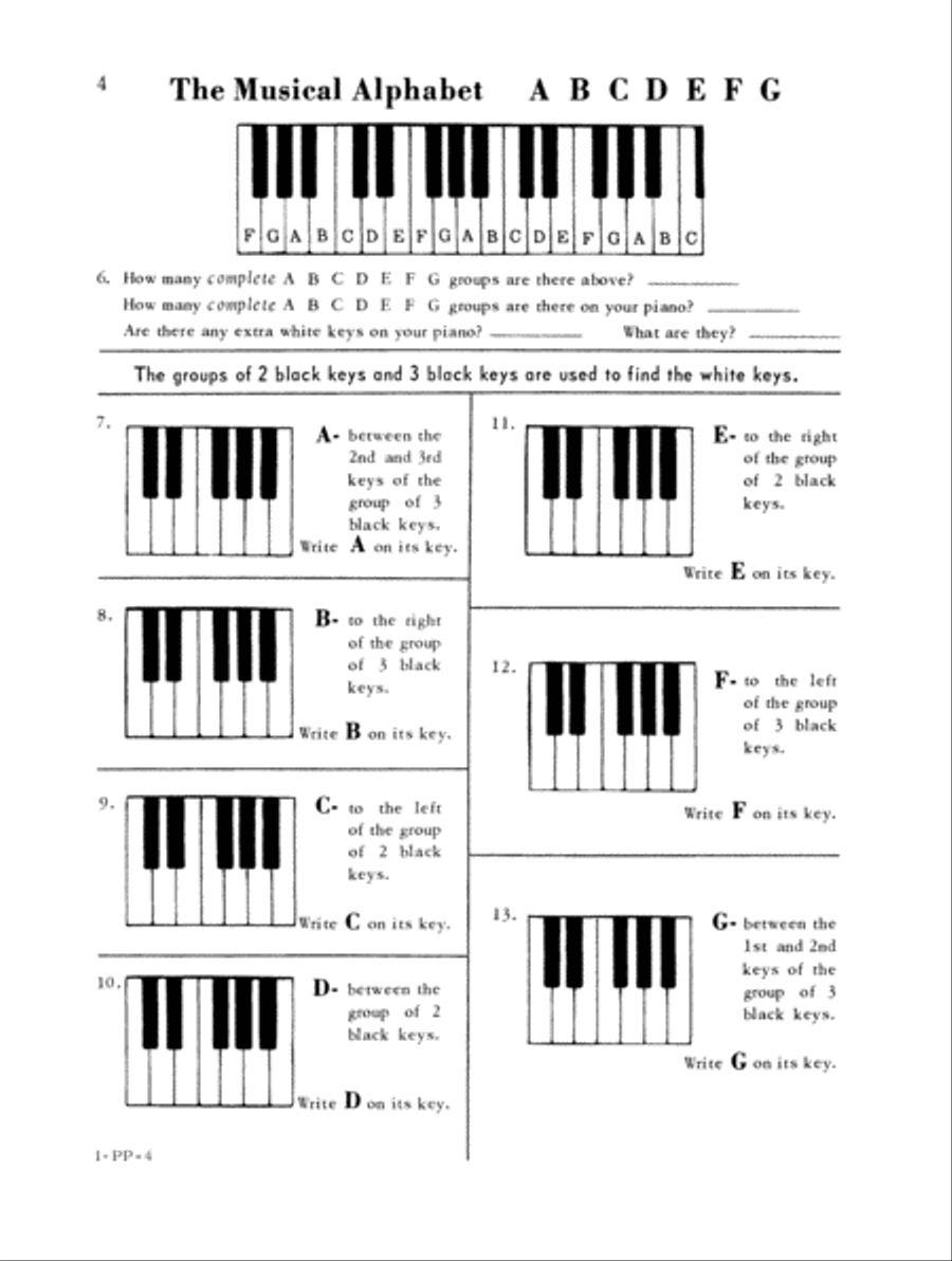 Mainstreams - Pencil and Paper 1 (Digital Download) Piano Method scores gallery preview page 4