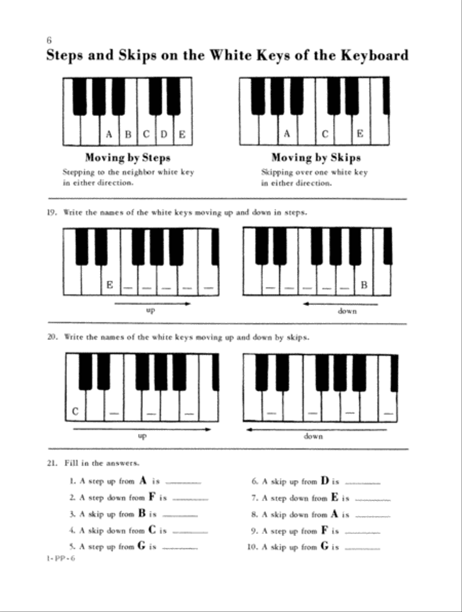 Mainstreams - Pencil and Paper 1 (Digital Download) Piano Method scores gallery preview page 6