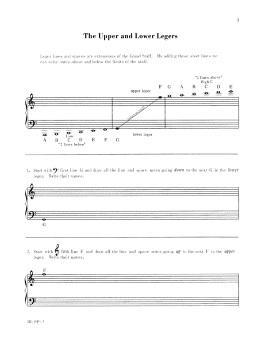 Mainstreams - Pencil and Paper 3 (Digital Download) Piano Method scores gallery preview page 3