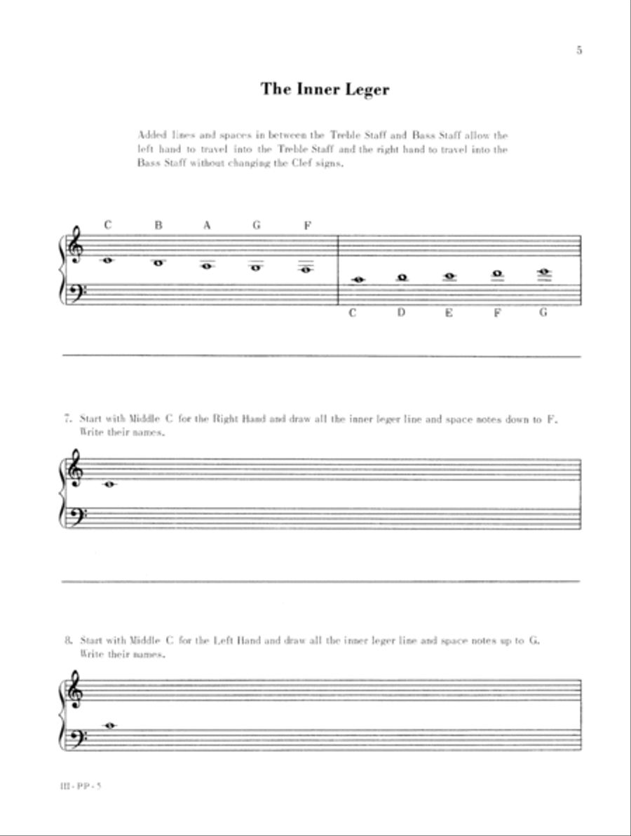 Mainstreams - Pencil and Paper 3 (Digital Download) Piano Method scores gallery preview page 5