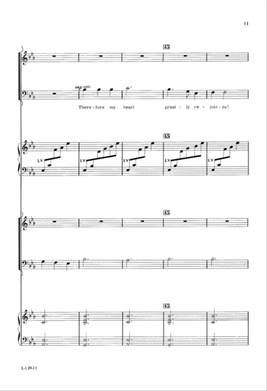 Lord Is My Strength And My Shield (Digital Download) 4-Part scores gallery preview page 11